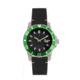 Nautis Nautis Dive Pro 200 Leather-Band Watch w/Date, Green/Black, One Size, GL1909-G