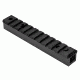 NCSTAR 10/22 Receiver Picatinny Tall Rail, Black, Gen 2 MRUHB1022V2