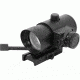 NcSTAR 1x40 Red Dot Sight w/ Built in Red Laser-QR Weaver Mount DLB140R