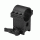 Ncstar 30Mm Scope Ring/ 1.5in. Scope Height/Quick Release Mount, BLACK RB24QR