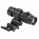 NCSTAR 3X Magnifier w/Flip to Side Quick Release Mount, Black SMAG3XFLP