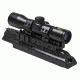 NcSTAR Ak Combo/Tri-Mount/4X30 Compact Scope P4 Sniper Reticle, Black KAKSC430B-A