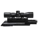 NcSTAR AK Tri Rail Cover w/ 4X30 Compact Rifle Scope and 1in Rings,Black KAKSC430B