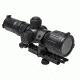 NcSTAR AR Combo/Carry Handle Adapter/3-9X42 Rubber Compact Rifle Scope/Illuminated P4 Sniper Reticle, Black, KARHSEECR3942R-A