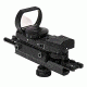 NcSTAR AR Combo/Carry Handle Adapter/Red And Green Reflex Sight w/ 4 Reticles, Black KARHD4RGB-A
