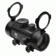 NcSTAR AR Combo/Carry Handle Adapter/Red Reflex Sight w/ Integrated Weaver Mount, Black KARHDBB130-A