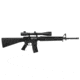 NCSTAR Euro Series 6, 24x50mm 30mm Tube Rifle Scope, Black w/Illuminated Small Dot Plus Plex Reticle SUD62450G