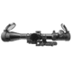 NcSTAR Full Size Rifle Scope, 4-16x44mm, 30mm Tube, Illuminated P4 Sniper Glass Etched Reticle w/ Cantilever Scope Mount, Black, SEEFP41644GSPR-A