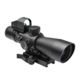 NcSTAR Ultimate Sighting System Gen-2 Rifle Scope w/ Micro Red Dot, 3-9x42mm, Mil Dot Reticle, Black, STM3942GDV2