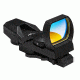 NcSTAR KeyMod Quick Release 4 Reticle Reflex Optic, Red ILL, Black VD4BKM