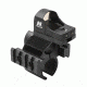 Ncstar Rem 870 Shotgun Barrel And Magazine Tube Micro-Dot And Rail Mount With Green Micro-Dot Optic, BLACK MSHBDREMG