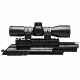 NcSTAR Sights N' Lights AK Combo w/ 4x30mm Rifle Scope,65 Lumen LED Flashlight, Black KAKSCRFS-A