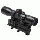 NcSTAR SKS Combo/Tri-Mount/4X30 Compact Scope w/1in Rings, Black KSKSC430B-A