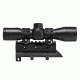 NcSTAR SKS Combo/Tri-Mount/4X30 Compact Scope w/1in Rings, Black KSKSC430B-A
