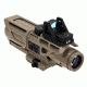 NcSTAR Ultimate Sighting System Gen3 3-9x40 Rifle Scope,Red Micro Dot,Mil Dot Reticle,Red/Blue Illumination,Green Lens, Tan, VSTM3940GDV3T