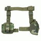 NcSTAR Vism 3 Piece Drop Leg Right Handed Gun Holster/Magazine Holder, Woodland Camo CV2908WC