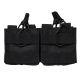NcSTAR Vism AR10/M1A/FAL .308 Dual Magazine Pouch, Black, CV3082MP2977B