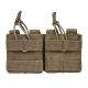 NcSTAR Vism AR10/M1A/FAL .308 Dual Magazine Pouch, Tan, CV3082MP2977T
