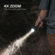 Nebo Redline Blast RC 3200 Lumens Rechargeable Waterproof Flashlight w/ Power Bank, Black, NEB-FLT-0009