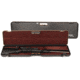 Negrini Compact Scoped Bolt Action Rifle Case, Black/Cognac Leather/Brown, L 45.5in x W 10.875in x D 3.25in 1619LUNGA/5517