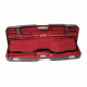 Negrini Compact Shotgun Tube Set Case,34.7x11.5x4.9in,Barrel 34-1/2in and Tube Sets,Black/Bordeaux 1622LR-TUBE-5227