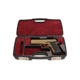 Negrini Hybri-Tech RMR Capable Locking Pistol Case, Black/Bordeaux, Full Size Pistol, 2039iR/6521