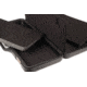 Negrini Premium 2-Sided Hard Case, Black/Black, L26in x W13.2in x D4.3in 3039R/5130