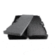 Negrini Tactical Die-Cut Rifle Case, Black/Black, L46,25in x W13,25in x D5,5in 1640C-ISY