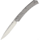 Nemesis MPR-1 Lockback Folding Knife, 3.5in Satin Vg-10 SS Blade, Silver Tini Finish Titanium Handle, Thumb Stud, Pocket Clip, NK-19