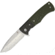 Nemesis MPR2 Linerlock Folding Knife, 3.5in Satin Vg-10 SS Drop Point, Green G10 Handle, Carbon Fiber Bolster, Pocket Clip, NK-21