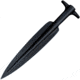 Never Unarmed Boar Spear Head Knife, Black coated SK5 carbon steel blade, 95BOAWS