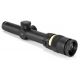 Trijicon AccuPoint TR-24 1-4x24mm Rifle Scope, 30 mm Tube, Second Focal Plane, Black, Amber BAC Triangle Post Reticle, MOA Adjustment, 200052