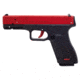 NextLevel Training SIRT 115 Optic Ready Slide Laser Training Pistol, G17 MOS, Red Take Up Laser, Green Shot Indicator Laser, Black/Red, 115-S2GOR0-00