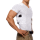 NFG Conseal T-Shirt - Mens, White, Large, NFG-VNECK-TSH-WH-L