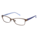 Nicole Miller Aviana Eyeglass Frames - Frame BROWN / NAVY, Size 47/16mm NMAVIANA01