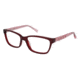 Nicole Miller Berkeley Bifocal Prescription Eyeglasses - Frame TRANSLU CHERRY, Size 54/14mm NMBERKELEY03
