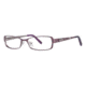 Nicole Miller Charlton Bifocal Prescription Eyeglasses - Frame Matte Dust Rose, Size 54/13mm NMCHARLTON03