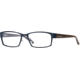 Nicole Miller Collection NL Big Time SENL BIGT00 Progressive Prescription Eyeglasses - Navy Bean SENL BIGT005435 BL