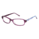 Nicole Miller Corinna Bifocal Prescription Eyeglasses - Frame Purple / Floral, Size 48/15mm NMCORINNA02