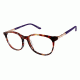 Nicole Miller Dove Progressive Prescription Eyeglasses - Frame Multi Tortoise, Size 52/17mm NMDOVE02