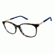 Nicole Miller Dove Progressive Prescription Eyeglasses - Frame Navy Tortoise, Size 52/17mm NMDOVE03