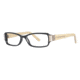 Nicole Miller Hester Bifocal Prescription Eyeglasses - Frame Black/Khaki, Size 53/15mm NMHESTER01