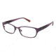 Nicole Miller Jane Progressive Prescription Eyeglasses - Frame Matte Eggplant, Size 52/17mm NMJANE03
