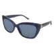 Nicole Miller Myrtle Single Vision Prescription Sunglasses NMMYRTLE03 - Frame Color Matte Navy Horn
