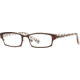 Nicole Miller Outrageous SENM OUTR00 Progressive Prescription Eyeglasses - Burgundy SENM OUTR005135 BUR