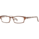 Nicole Miller Outrageous SENM OUTR00 Progressive Prescription Eyeglasses - Cinnamon SENM OUTR005135 BN