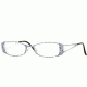 Nicole Miller Safari SENM SAFR00 Single Vision Prescription Eyewear - White Zebra SENM SAFR005030 WH