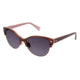 Nicole Miller Verdi Bifocal Prescription Sunglasses NMVERDI02 - Frame Color Brown Horn/pink
