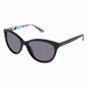 Nicole Miller Wooster Progressive Prescription Sunglasses NMWOOSTER01 - Frame Color Black Graffiti