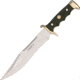 Nieto Cuchillo Cazador Fixed Blade Knife, SS PE Blade, Black ABS and Zamak handle NIE2003